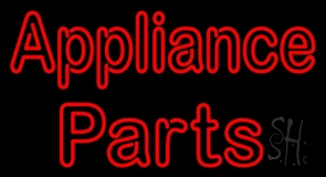 Double Stroke Appliance Parts Neon Sign