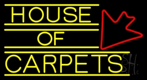House Of Carpets Neon Sign