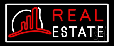 Real Estate With Logo 6 Neon Sign
