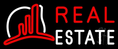 Real Estate With Logo 7 Neon Sign