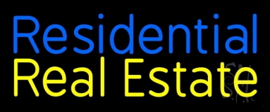 Residential Real Estate 2 Neon Sign