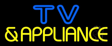 Tv And Appliance 3 Neon Sign