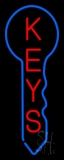 Vertical Keys Logo Neon Sign