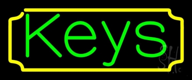 Keys 1 Neon Sign