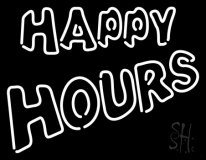 Happy Hours Neon Sign