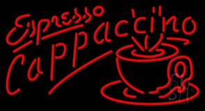 Espresso Cappuccino Cup Neon Sign