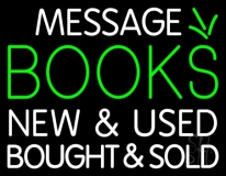 Custom Books New And Used Bought And Sold Neon Sign