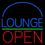 Block Lounge Open 1 Neon Sign