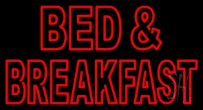 Double Stroke Bed And Breakfast Neon Sign