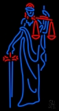 Law Office Logo Neon Sign