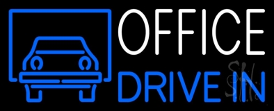 Office Drive In 1 Neon Sign