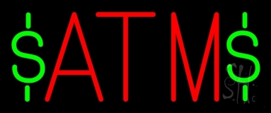 Red Atm 2 Neon Sign