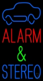 Alarm And Stereo Neon Sign