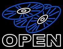 Dvd Logo Double Stroke Open Neon Sign