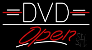Dvd Open Neon Sign