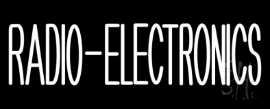 Radio Electronics Neon Sign