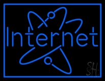 Internet Logo Neon Sign