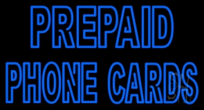 Prepaid Phone Cards Neon Sign