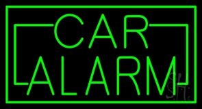 Car Alarm Neon Sign