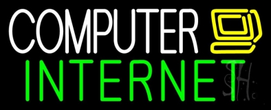 Computer Internet Neon Sign