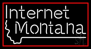 Custom Internet Montana Neon Sign