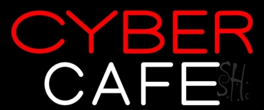 Cyber Cafe Neon Sign