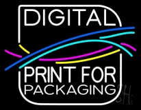 Digital Print For Packaging Neon Sign
