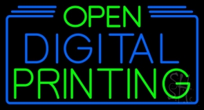 Digital Printing Open Neon Sign