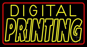 Double Stroke Digital Printing Neon Sign