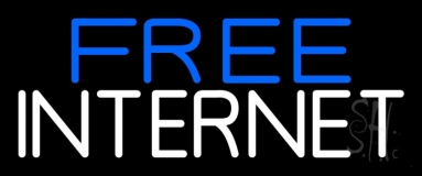 Free Internet Neon Sign
