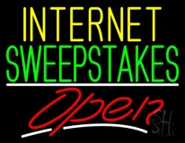 Internet Sweepstakes Open Neon Sign