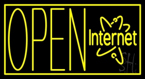 Open Internet Logo Neon Sign