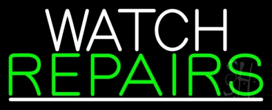 Watch Repairs Neon Sign