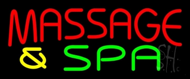 Massage And Spa Neon Sign