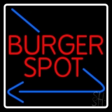 Burger Spot Neon Sign