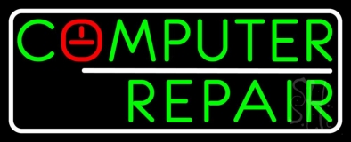 Computer Repair Border Neon Sign