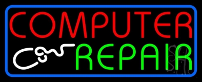 Computer Repair Withmouse Neon Sign