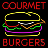 Gourmet Burgers Neon Sign