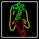 Chilis Logo With Border Neon Sign