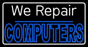 We Repair Computers Neon Sign