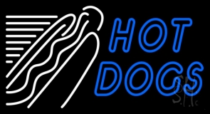 Double Stroke Hot Dogs 2 Neon Sign