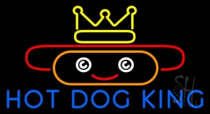 Hot Dog King 1 Neon Sign