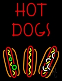 Hot Dogs Neon Sign