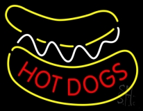 Red Hot Dogs Neon Sign