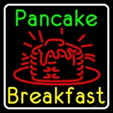Square Pancake Breakfast Neon Sign