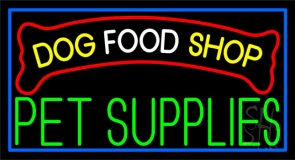 Dog Food Shop Neon Sign