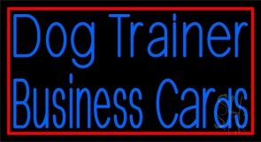Dog Trainer 2 Neon Sign