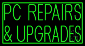 Green Pc Repair And Upgrade 1 Neon Sign