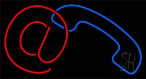Internet Logo 2 Neon Sign