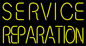 Service Reparation Block Neon Sign